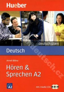 Hören + Sprechen A2, rad Deutsch üben - cvičebnica + 2 CD