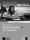 Mit Erfolg zum GZ-A2: Fit in Deutsch - Lehrerhandbuch mit 2 audio-CD