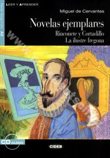 Novelas ejemplares - zjednodušené čítanie A2 v španielčine vr. CD