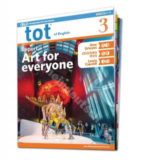 Tlačený časopis pre výučbu angličtiny Tot of English A2 - B1