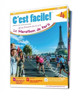 Tlačený časopis pre výučbu francúzštiny C’est Facile! A1 - A2