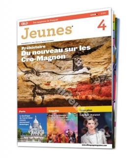 Tlačený časopis pre výučbu francúzštiny Jeunes B1 - B2