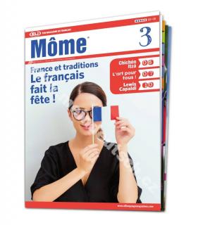 Tlačený časopis pre výučbu francúzštiny Môme A2 - B1