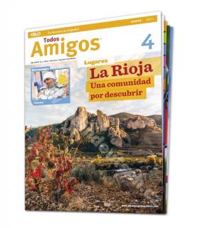 Tlačený časopis pre výučbu španielčiny Todos Amigos B2 - C1
