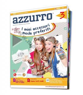 Tlačený časopis pre výučbu taliančiny Azzurro A1 - A2