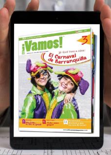 Tlačiteľný časopis PDF na výučbu španielčiny ?Vamos! A1 - A2