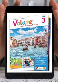 Tlačiteľný časopis PDF na výučbu taliančiny Volare A0