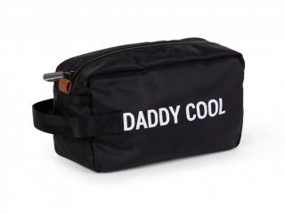 Childhome toaletná taška Daddy Cool Black White