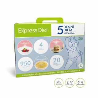 5 dňová proteínová diéta EXPRESS DIET (20 jedál, 1 180 g) (Chudnutie a celulitída)