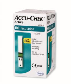 Accu-Chek Active Glucose 50, testovacie prúžky do glukomera 1x50 ks (Glukomer)
