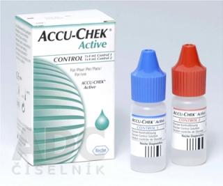 Accu-Chek Active Glucose Control, kontrolný roztok 2x4 ml (Glukomer)