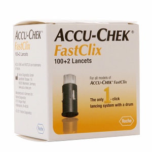 Accu-Chek® Fastclix Lancet 102, lancety do odberového pera 1x102 ks (Glukomer)