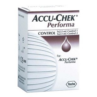 Accu-Chek Performa/Aviva Control, kontrolný roztok 2x2,5 ml (Glukomer)