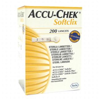 Accu-Chek Softclix Lancet 200, lancety do odberového pera 1x200 ks (Glukomer)