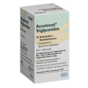 Accutrend ® Plus Prúžky Triglyceridy (Profesionálny glukomer)