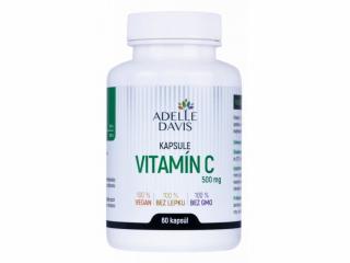 Adelle Davis Vitamín C 500mg, 60kps (Vitamíny a doplnky výživy)