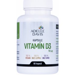 Adelle Davis Vitamín D3 60kps (Vitamíny a doplnky výživy)