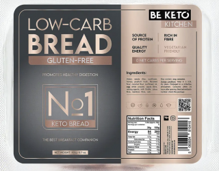 BeKeto No.1 KETO chlieb 190g (BeKeto)