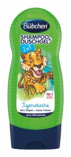 Bübchen Kids šampón a sprchovací gél 2v1 Hravý tiger 230ml (Detská kozmetika)