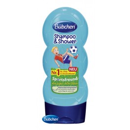 Bübchen Kids šampón a sprchovací gél 2v1 Malý futbalista 230ml (Detská kozmetika)