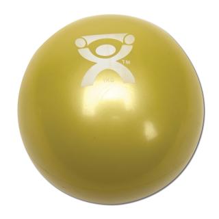 CanDo Posilňovacia lopta - 1,0kg, žltá (Činky / Záťaže)