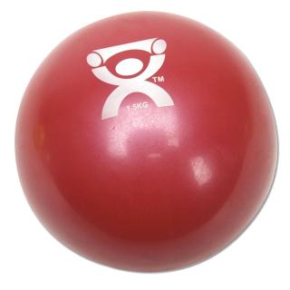 CanDo Posilňovacia lopta - 1,5kg, červená (Činky / Záťaže)