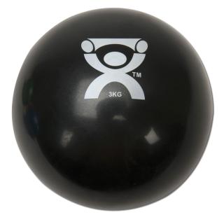 CanDo Posilňovacia lopta - 3,0kg, čierna (Činky / Záťaže)
