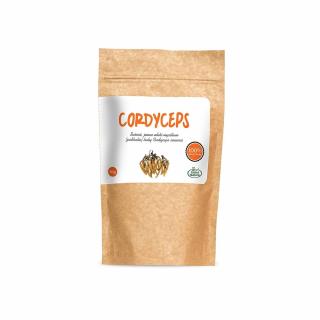 CORDYCEPS Sinensis 100% mycélium prášok 50g (Imunita, dýchacie cesty, energia, močová sústava, detox, holesterol, krvné zrazeniny, protirakovinové účinky)