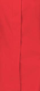 Dámska farebná zdravotnícka blúzka s dlhými rukávmi M-377B, červená (Zdravotnícke oblečenie)