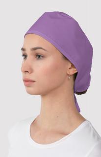 Dámska zdravotnícka farebná čiapka M-321, fialová (Zdravotnícke oblečenie)