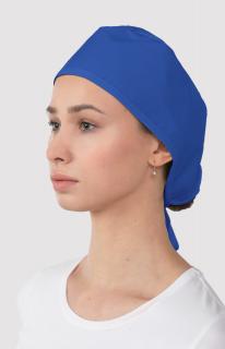 Dámska zdravotnícka farebná čiapka M-321, modrá (Zdravotnícke oblečenie)