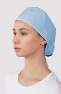 Dámska zdravotnícka farebná čiapka M-321, svetlo modrá (Zdravotnícke oblečenie)