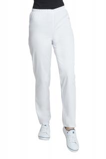 Dámske zdravotnícke nohavice M-086, biela (Zdravotnícke oblečenie)