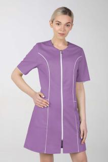 Dámske zdravotnícke šaty M-173C, fialová (Zdravotnícke oblečenie)