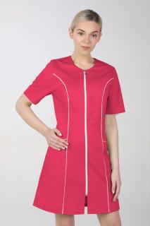 Dámske zdravotnícke šaty M-173C, malinová (Zdravotnícke oblečenie)
