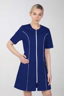 Dámske zdravotnícke šaty M-173C, tmavo modrá (Zdravotnícke oblečenie)