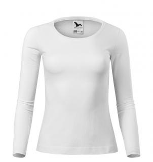 Dámske zdravotnícke tričko s dlhým rúkávom, biela (Zdravotnícke oblečenie)