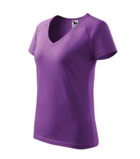 Dámske zdravotnícke tričko s krátkym rukávom, fialová (Zdravotnícke oblečenie)