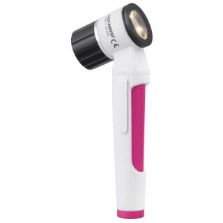 Dermatoskop LuxaScope LED 2,5 V so stupnicou, malinová farba (Dermatoskop)