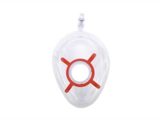 Detská maska k ambuvaku - velkosť 3, veľká, červená (Ručné resuscitátory)