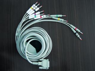 EKG kábel kompatibilný s väčšinou EKG prístrojmi (EKG)