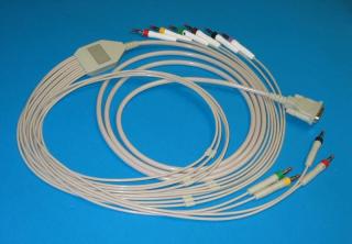 EKG kábel KT-10/0-4/10-Rd/50K do monitoru GE Hellige - Microsmart Mac (EKG)