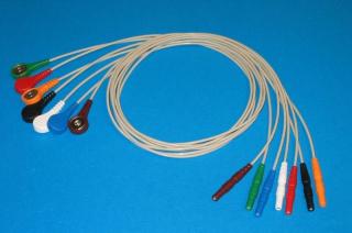 EKG kábel PD-H-2 L 60 cm do monitoru KM (system DIN) (EKG)