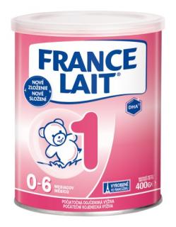 France Lait 1 počiatočná mliečna dojčenská výživa od 0-6 mesiacov 400g (Dojčenská výživa)