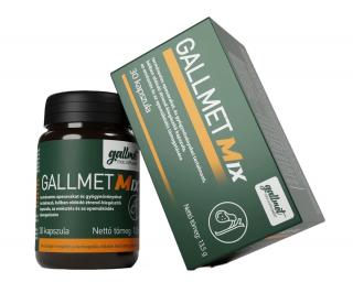 Gallmet®M 30 kaps (Trávenie, vysoký cholesterol, nafukovanie po jedle, hnačky, zápchy celková nepohoda po konzumácií potravy)