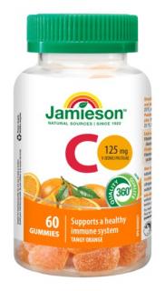 Jamieson Vitamín C Gummies pastilky s príchuťou pomaranča 60pas. (Jamieson – kanadské prírodné vitamíny)