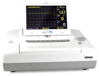 Kardiotokografický prístroj  ECOtwin LCD (Fetálne monitory)
