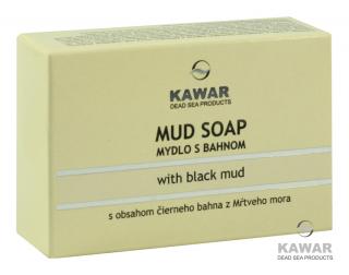 Kawar Mydlo s obsahom čierneho bahna z Mŕtveho mora 120g (Kozmetika Kawar)
