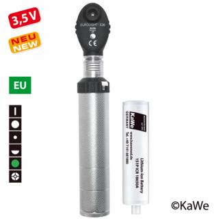 KaWe Oftalmoskop - Eurolight® E36 | 3,5 V (01.25361.101) (Otoskopy a Oftalmoskopy)