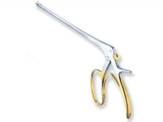 Kliešte pre biopsiu, rovné - extra dlhé, Tischler - 25 cm - Gold Line (Chirurgické nástroje)